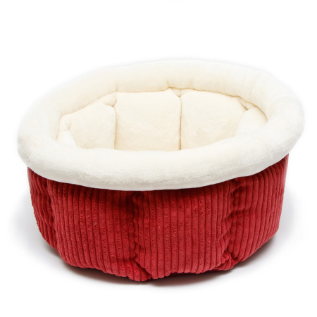 фото Лежак S.GR.PETS Кекс бордовый 45*20 см
