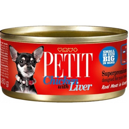 фото Влажный корм Brit Petit курица и печень для собак