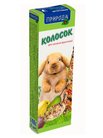 фото Колосок для грызунов фруктовый фото Колосок для грызунов фруктовый