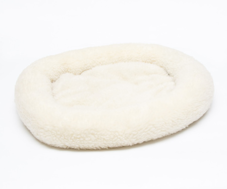 фото Лежак S.GR.PETS для животных из овчины - серый  55*50 см