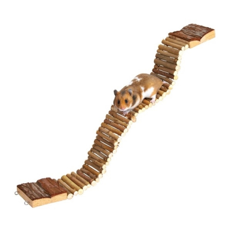фото Мост деревянный подвесной для грызунов Trixie