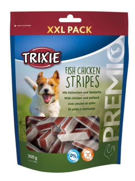 купить Лакомство для собак PREMIO Chicken and Pollock Stripes Trixie