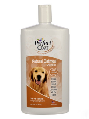 фото Шампунь 8 in 1 Perfect Coat Natural Oatmeal Shampoo для собак, с овсяной мукой