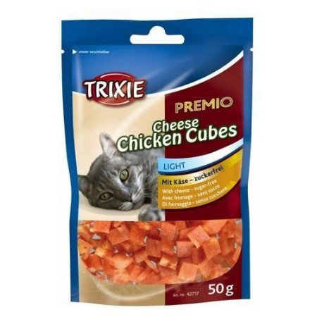 фото Лакомство для кошек Trixie Premio Cheese Chicken Cubes, сырно-куриные кубики