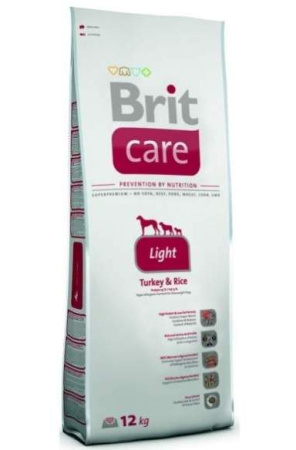 фото Корм Brit Care Light Turkey and Riceдля собак всех пород склонных к полноте