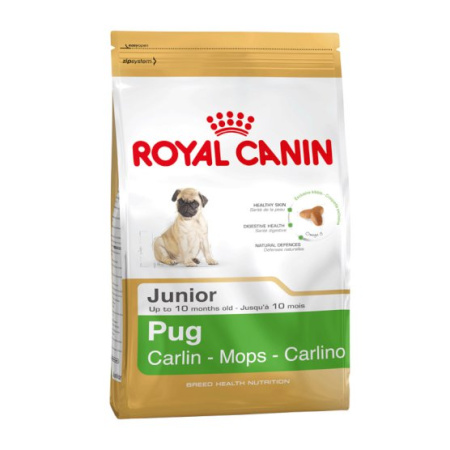 фото Сухой корм д/щенков породы Мопс PUG JUNIOR