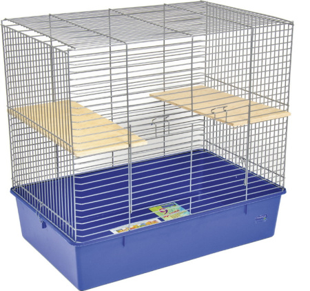 фото Клетка для шиншил Природа «Шиншилла» (хром)