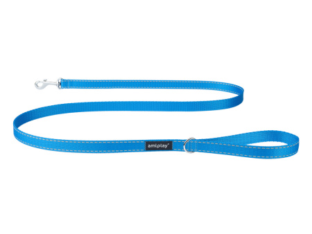 фото Поводок Ami Play Reflective M 150 x 1,5cm Голубой