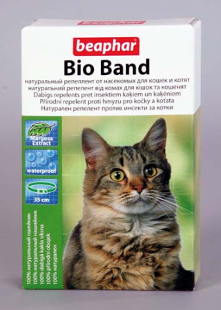 фото Bio Band Plus - натуральный ошейник от насекомых для кошек и котят фото Bio Band Plus - натуральный ошейник от насекомых для кошек и котят