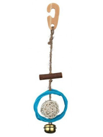 фото Игрушка для попугаев с кругом и колокольчиком Trixie