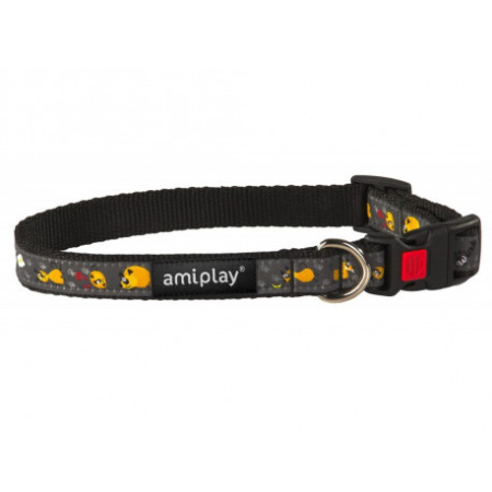 фото Oшейник регулируемый с блокировкой Ami Play Wink M 25-40/1.5см