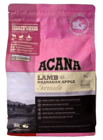 фото Корм для собак всех пород и возрастов Acana Lamb&Okanagan Apple ягненок и яблоко