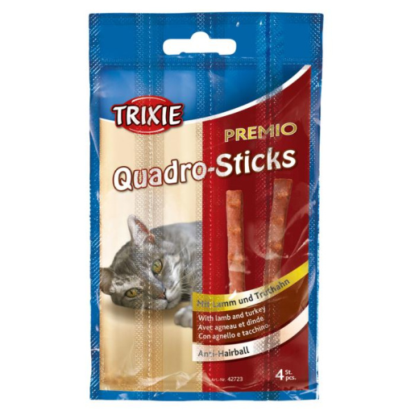 купить Палочки Trixie Quadro-Sticks для кошек, индейка и ягненок