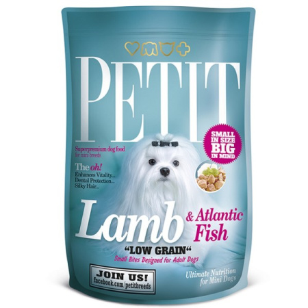 фото Сухой корм Petit Adult с ягненком и атлант. рыбой