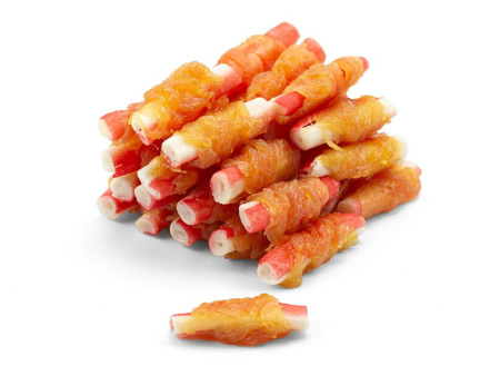 фото Лакомство для собак Smaczaki  Сурими с крабовым вкусом и курицей 500 гр  (LS-9136)