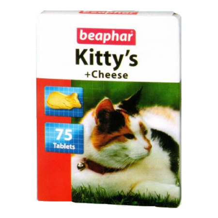фото Витамины для кошек  Киттис сыр 75 табл