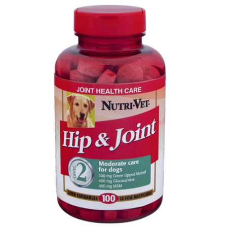 фото Nutri-Vet СВЯЗКИ И СУСТАВЫ 2 уровень хондроитин глюкозамин МСМ для собак  100 табл. кг.