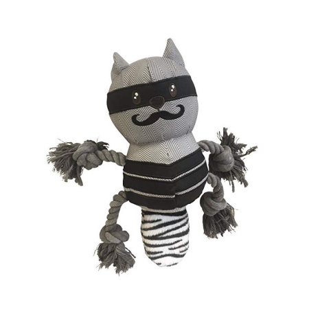 фото Плюшевая игрушка для собак Gloria GL00003 "Кот Пират"  21*8 см Серый