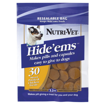 фото Nutri-Vet СПРЯЧЬ’ЕМС обертки таблеток и капсул для собак 30 табл.