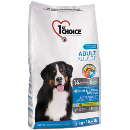 фото 1st Choice (Фест Чойс) с курицей для взрослых собак средних и крупных пород