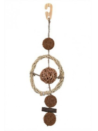 фото Игрушка для попугаев с шариком из лозы Trixie