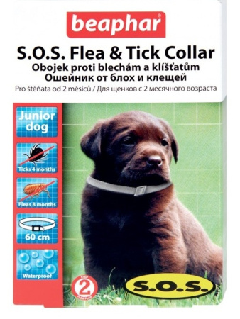 фото Ошейник для щенков от блох SOS Beaphar (с 2-х мес)