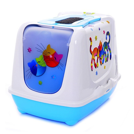 фото МОДЕРНА ТРЕНДИ КЕТ закрытый туалет для кошек