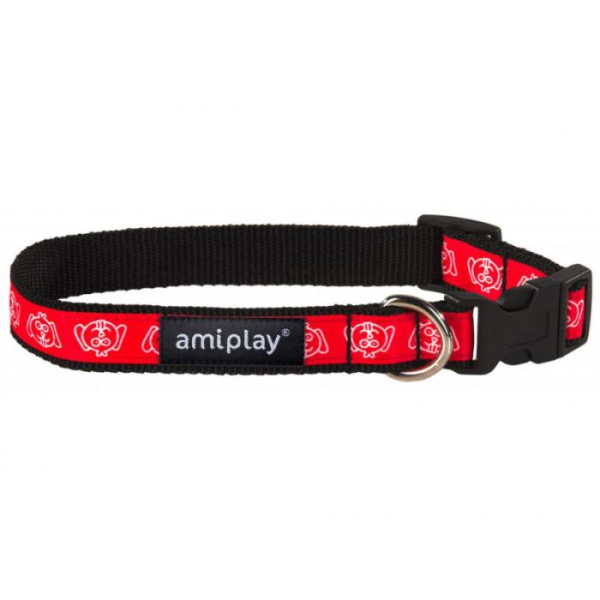 купить Ошейник регулируемый Ami Play с блокировкой Joy M 34-55 x 2.5 см