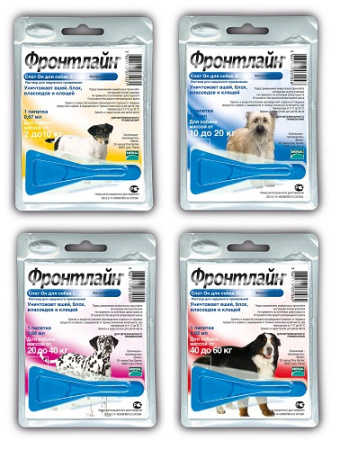 фото Капли Frontline Spot On от блох и клещей