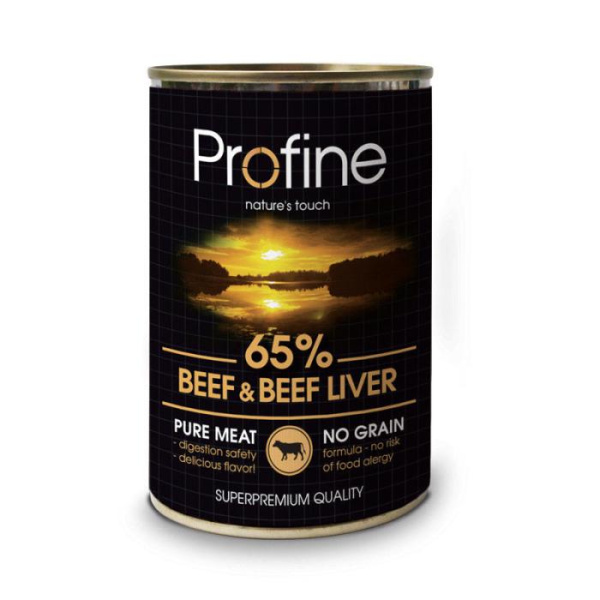 купить Консервы Profine Dog говядина и печень для собак