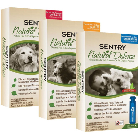 фото СЕНТРИ НАТУРАЛЬНАЯ ЗАЩИТА капли от блох и клещей д/собак