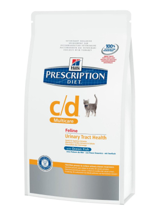 фото Лечебный корм для кошек PD FELINE C/D Океаническая Рыба
