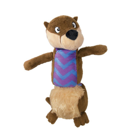 фото Плюшевая игрушка для собак "Выдра" KONG Stretchezz Tugga RSG14E 30 см