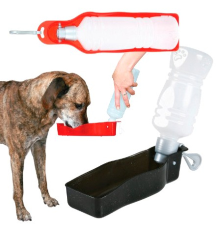 фото Бутылка дорожная с миской Trixie фото Бутылка дорожная с миской Trixie