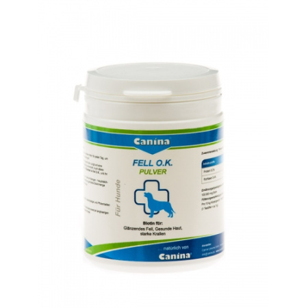 фото Canina Fell O.K. Pulver биотин с микроэлементами, порошок