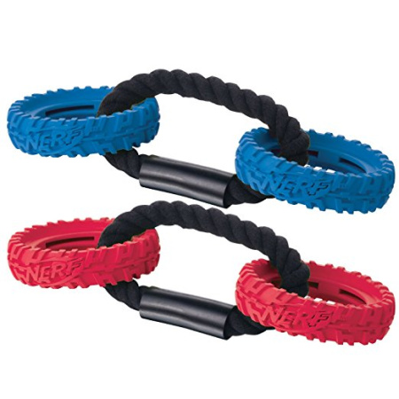 фото Игрушка для собак Nerf Tire Wheel Tug Hagen
