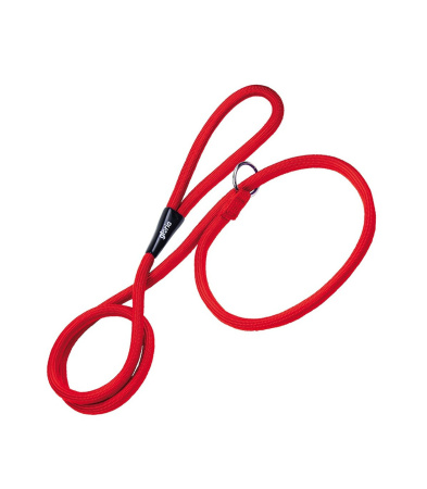 фото Тренировочный поводок-зашморг Gloria,  15мм*140 см красный