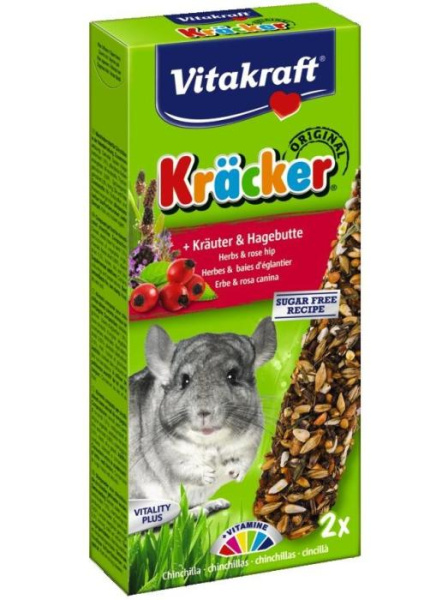Лакомство для шиншилл с травами Kracker Vitakraft