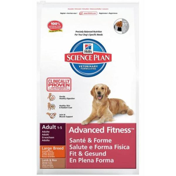 купить Сухой корм для собак кпупных пород SP Adult Advanced Fitnes Large Breed Ягненок и Рис