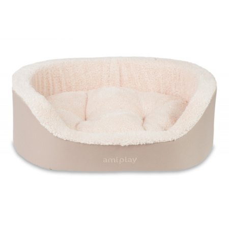 фото Лежак эллипс Amiplay Aspen S 54x45x16 см