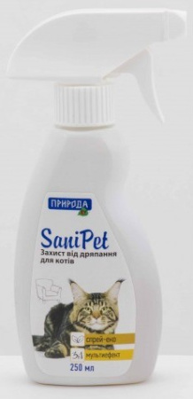 фото Стоп-спрей для защиты от царапания кошек SaniPet