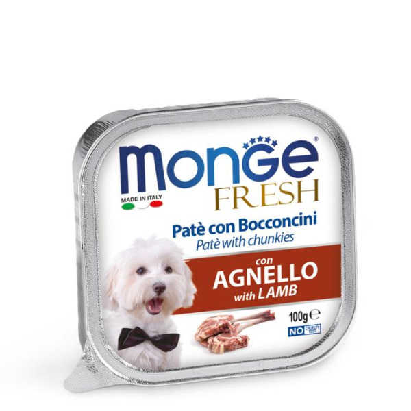 купить Паштет с ягненком для собак всех пород Monge Dog Fresh Adult  100 гр
