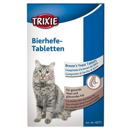 фото Пивные дрожжи в таблетках для кошек Trixiе