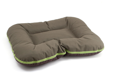 фото Лежак двусторонний Arnold коричневый/оливковый