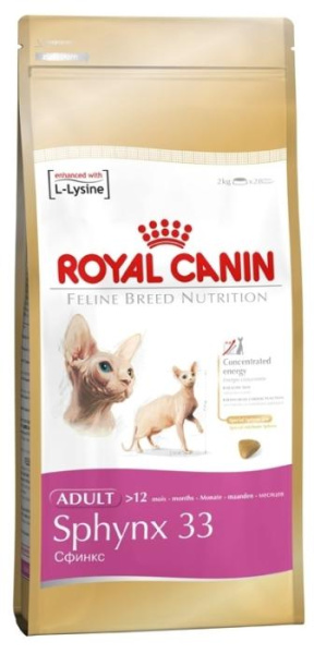 купить Сухой корм для Сфинксов SPHYNX 33