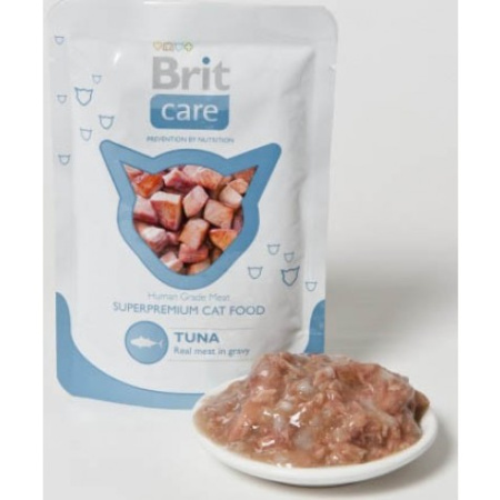 фото Консервы Brit Care Cat Tuna Pouch с тунцом для кошек
