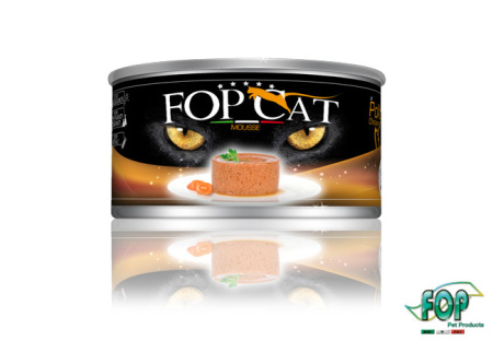 фото Консервы д/котов FOP CAT мусс с курицей
