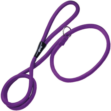 фото Тренировочный поводок-зашморг Gloria,  15мм*140 см фиолетовый