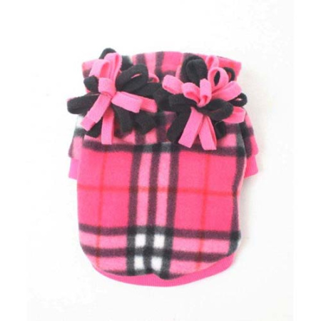 фото MonkeyDaze ПЛАЙД (pink plaid hoodie) розовая кенгурушка