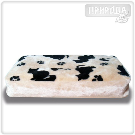 фото Матрац меховой для собак "КОШКИ-МЫШКИ"
